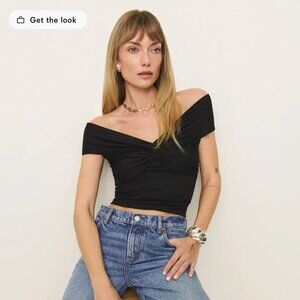 Reformation Ezlynn Knit Top